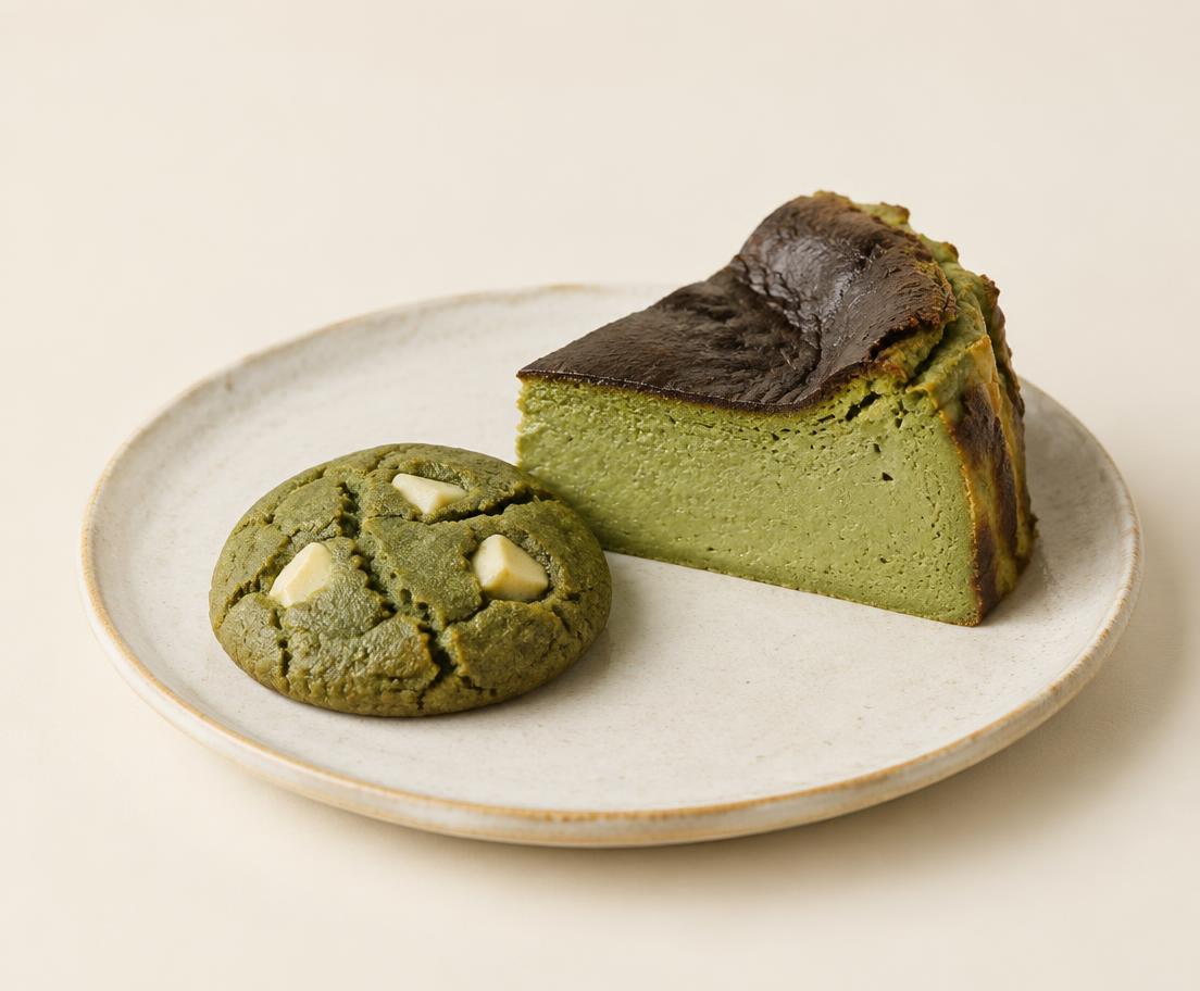 Matcha Basque Cheesecake